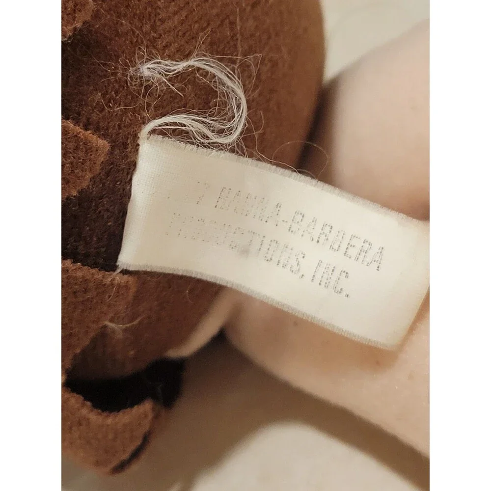 Vintage Hanna Barbera Barney Rubble Plush Made In Korea The Flintstones EUC